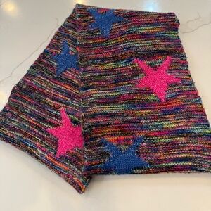 Betsey Johnson Colorful Knit neckwarmer/ Scarf